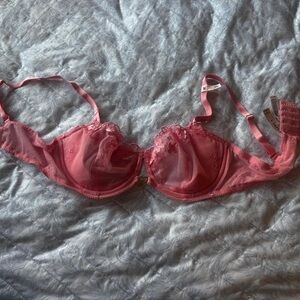 Victoria's Secret Sheer Pink Bra